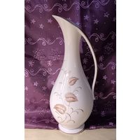 Ваза кувшин. Винтаж. Фарфор. Ручная роспись. Бавария. 50-е годы. 26 см.