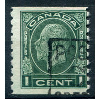 Канада - 1930/31г. - король Георг V, без перфорации: 8 1/2, 1 с - 1 марка - гашёная [Mi 162 D]. #3-WB-72-A-2