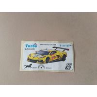 Наклейка Turbo Le Mans Турбо Ле-Ман  номер 73