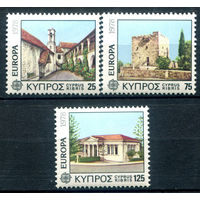 Кипр - 1978г. - архитектура, Европа - 3 марки - полная серия, MNH [Mi 484-486]. #4-B6-Z-1-28