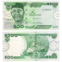 Нигерия 500 найра 2024 год Новый дизайн и цветовая гамма UNC