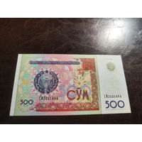 Узбекистан 500 сум образца 1999 года AUNC