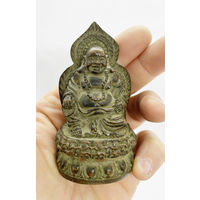 Старинная Бронзовая статуя Будда