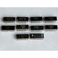 Микросхемы разные. Лот = 10шт.