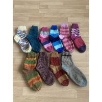 Носки вязаные, ручная работа