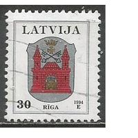 Латвия. Герб Риги. 1994г. Mi#389.
