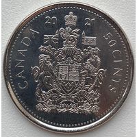 Канада 50 центов 2021 г.