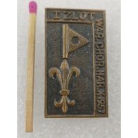 Знак ПНР. 1 Съезд польских харцеров, 1957. тяжёлый