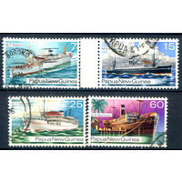 Папуа Новая Гвинея - 1976г. - корабли - 4 марки - полная серия, гашёные [Mi 298-301]. #3-WB-100-A-1