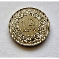 Швейцария 1 франк, 2015