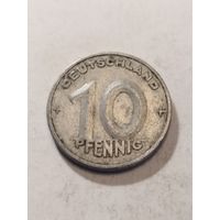 ГДР 10 пфенинг 1950