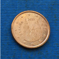 Испания 2 евроцента 2022