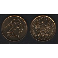 Польша y277 2 грош 2013 год (mw) (стар.тип) надп. вокруг орла (_alb2