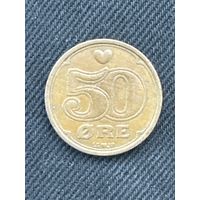 50 эре Дания 1990