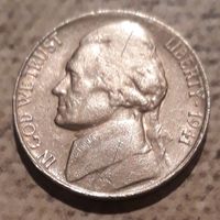 5 центов 1941МД Сан  Франциско США