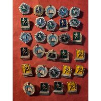 Значки спорт.цена за все.