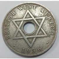 1 пенни 1936, Британская Западная Африка , Эдуард VIII