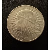 5 злотых 1933 г.  Польша. (1)  Ядвига.  Серебро. ЛЮКС