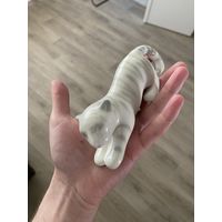 Фарфоровая статуэтка тигренок полонное ЗХК