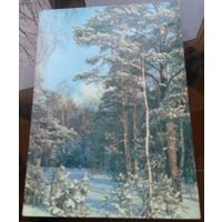 1989 год Н.Самсоненко Зимний день в сосновом лесу