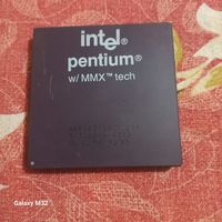 Ретро процессор Intel pentium w/MMX tech