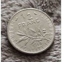 1/2 франка 1968 Франция