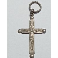 Крестик серебро  до 1917 года .  84