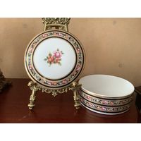 Шкатулка Цветы редкая серия Clio Wedgwood Англия винтаж