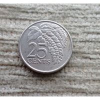 Werty71 Тринидад и Тобаго 25 центов 2006 Цветок Чакония