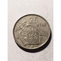 Испания 25 песет 1957(59)