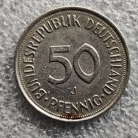Германия 50 пфеннигов  1981 г.  "J"
