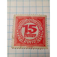 Марка  Австрия 1920 год