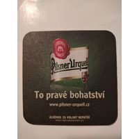 Бирдекель (подставка под пиво) Pilsner Urquell/Чехия