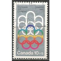 Канада. Олимпиада Монреаль'76. Эмблема.1974г. Mi#557.