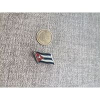 Значок Флаг Кубы. Тяжелый. С 1 рубля