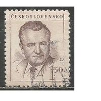 Чехословакия. Президент Готвальд. 1948г. Mi#552.