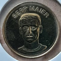 Футбольный жетон. Germany (1969). National Football Teams. Sepp Maier.