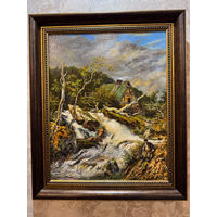 Пейзаж с водопадом