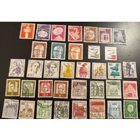 Набор марок ФРГ - 36 шт (цена за все) лот 29