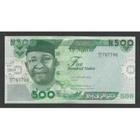 Нигерия 500 найра 2023 года. Тип Р-48. Состояние UNC