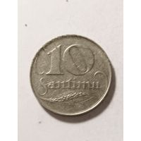 Латвия 10 сантим 1922