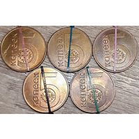 5 копеек 2009 РБ Несоосность аверса и реверса около 10 градусов