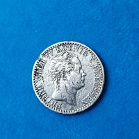 1/6 талера(1843г.) Вильгельм|V .Пруссия.Серебро.