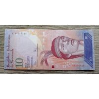Werty71 Венесуэла 10 боливара 2009 аUNC банкнота