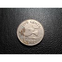 Бермуды 5 центов 2005