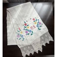 Старинный вышитый рушник праздничный