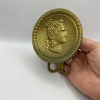 Дверная ручка/вешалка с крючками для сумок. Италия. 3631