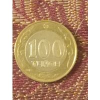 100 тенге 2023 г