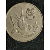 20 центов кипр 1985