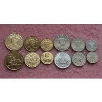 Эсватини (Свазиленд) Набор 6 монет 10, 20, 50 центов, 1, 2, 5 лилангени 2021 года